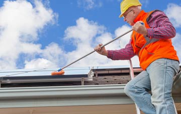 Hessett soft wash roof cleaning